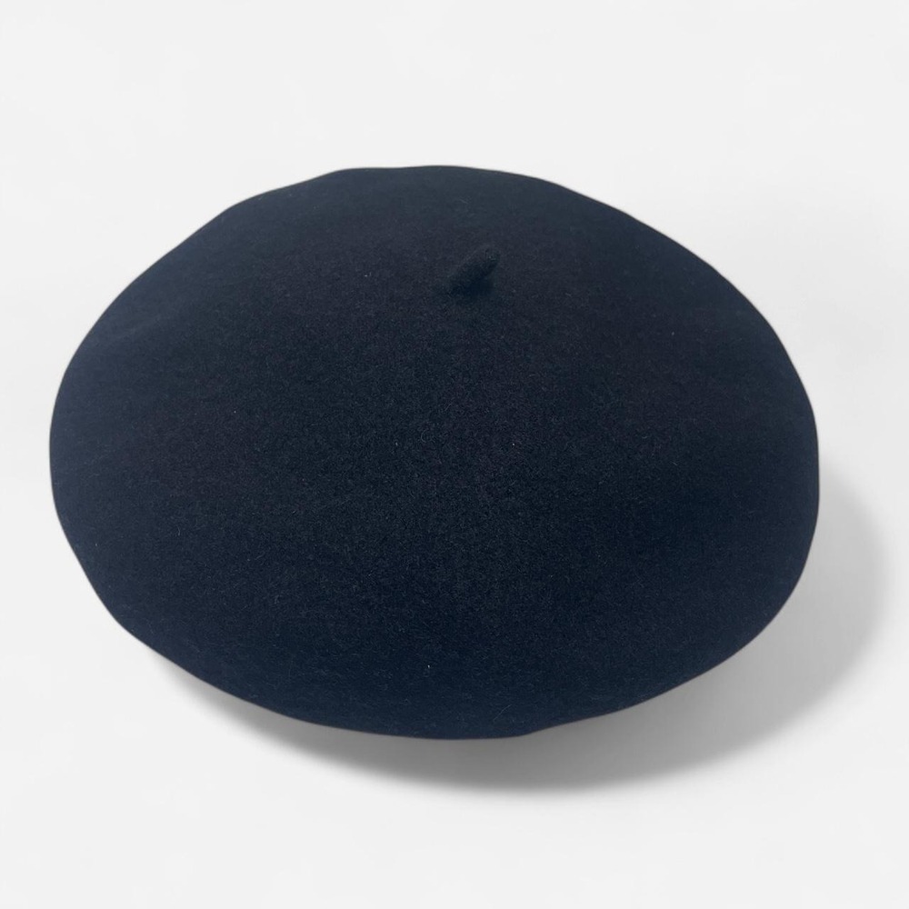 100% Wool Black Zara beret